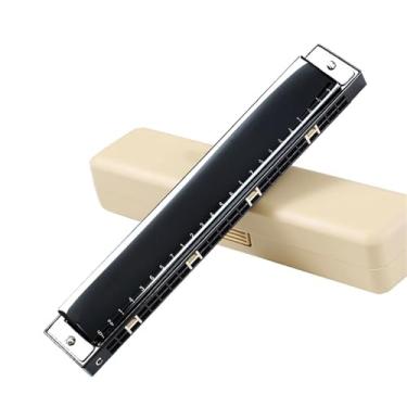 Imagem de Gaita profissional para iniciantes e adultos 24 furos polifônicos C 28 Accent Harmonica (Tipo 12)