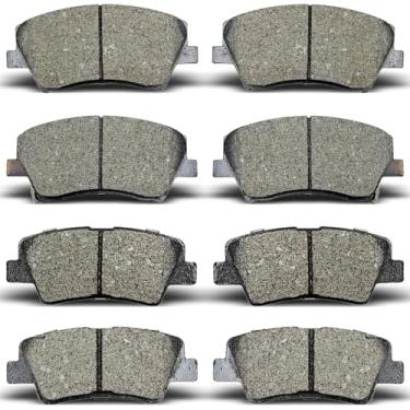 Imagem de Pastilhas de freio a disco dianteiro traseiro D1912 D1812 para Hyundai ELANTRA 1.4L 2.0L 2019 2020 2017 2017 2018