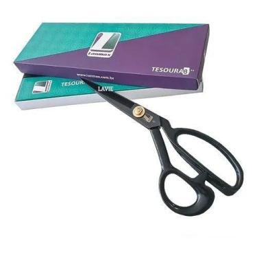 Imagem de Tesoura Costura Reforçada Profissional Alfaiate  (titanium) - LANMAX, 