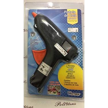 Imagem de Pistola de Cola Quente 10 W, Western, PCQ040J, Preto