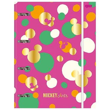 Imagem de Caderno Argolado Universitário Disney Mickey Arts 80 Folhas Jandaia Estampa 2