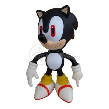 Imagem de Boneco Action Figure Shadow Sonic Black Preto Articulado 23cm
