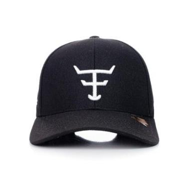 Imagem de Bone Texas Farm - Tx. Classic - Tf863 - Preto/ Branco Único-Unissex