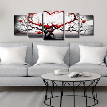 Imagem de quadros decorativo 5 peças mod árvore do encontro 2 - autopc 3mm