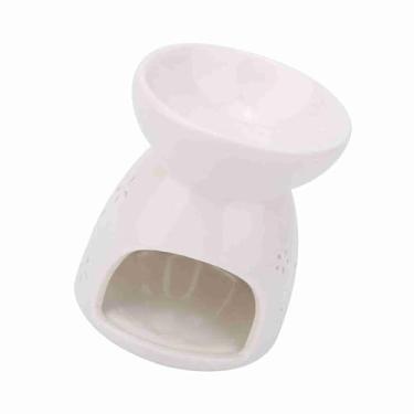 Imagem de Generic Fogão de Lâmpada de Fragrância Noturna Forno de óleo de Essência de Cerâmica, Tamanho Mini Fogão de Aromaterapia de Mesa Portátil para Quarto Sala de Estar Escritório (#02)