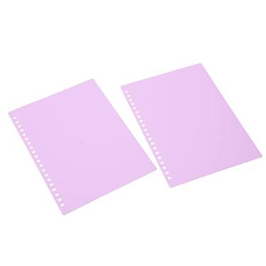 Imagem de ZJchao Capa de Encadernação de Folhas Soltas, Capa de Folhas Soltas PP de Encadernação de Apresentação 20 A5 20 Furos de de, Protetor de de Plástico PP Fosco para Documentos, (#12)