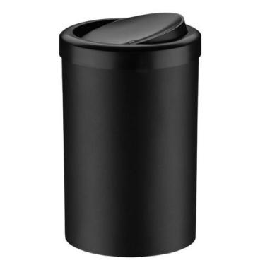 Imagem de Lixeira c/ tampa basculante 8 litros preta - future 1220pt