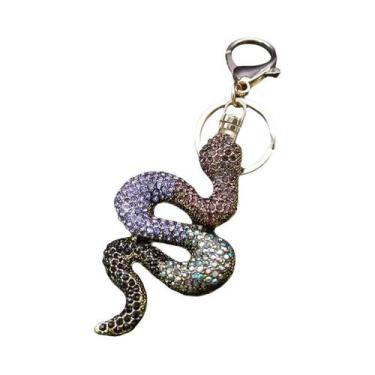 Imagem de Chaveiro De Urso De Cristal Colorido Em Liga Com Strass, Acessório De 