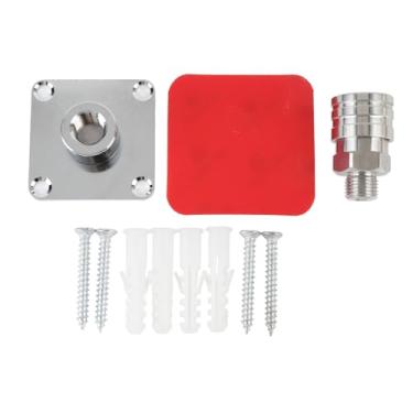 Imagem de QANYEGN Suporte de canhão de espuma para lavadora de pressão, montagem de canhão de espuma de montagem na parede, rack de armazenamento de lavadora de pressão para arruelas de espu