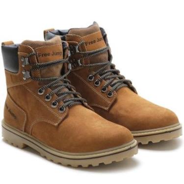 Imagem de Bota Coturno Masculino Adventure Couro Solado Costurada C/ Amarração 1020-Masculino