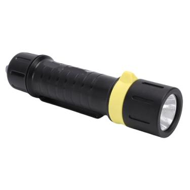 Imagem de Asixxsix Lanterna de mergulho leve, lanterna de mergulho autônomo em liga de alumínio com LED, display digital, interruptor giratório, porta de carregamento USB