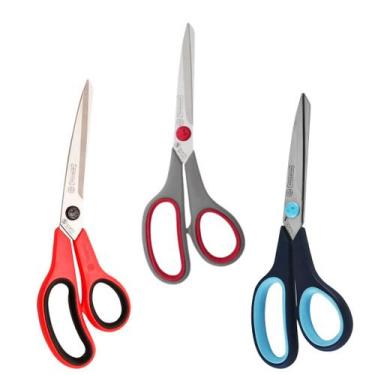 Imagem de Tesoura Mundial Cushion Soft Cores Variadas tamanho 9.1/2, CINZA