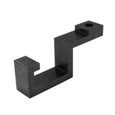 Imagem de Suporte para Capacete Caminhão e Banco de Carro, Gancho Resistente em PLA para Encosto de Assento Apoio Cabeça Comporta Capacete e Colete Segurança (Preto)