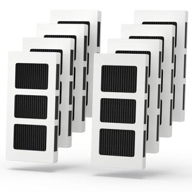 Imagem de Pacote com 8 filtros de ar de geladeira de substituição para Paultra2, compatível com Frigi-daire Pureair Ultra 2, Pure Air Ultra 2, Pureair Ultra II e Elec-trolux 242047805, 5303918847, EAP12364179