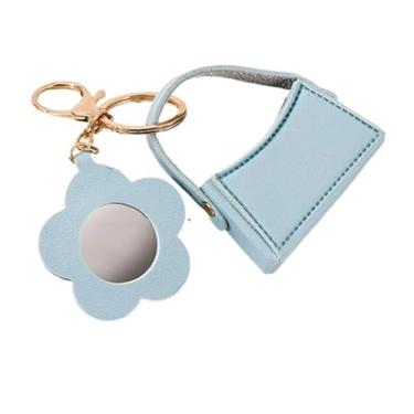 Imagem de 1 porta-chaves mini bolsa – bolsa de cosméticos fofa elegante e funcional para mulheres, porta-cartões de batom, bolso para maquiagem, porta-cartões, porta-moedas portátil e elegante