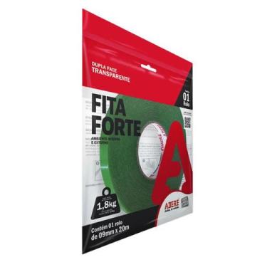 Imagem de FITA FORTE DUPLA FACE TRANSP XT100 9mmx20m - ADERE