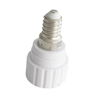 Imagem de Gralara Adaptador de soquete de lâmpada E14 para GU, acessórios para luminárias, adaptador de base.