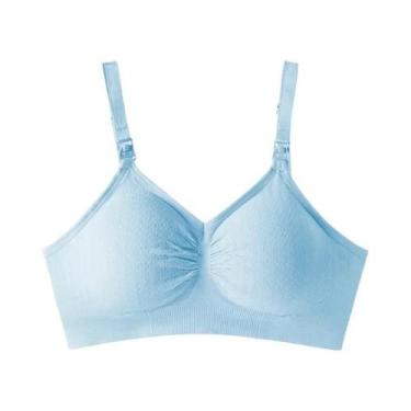 Imagem de Sutiã De Amamentação Sem Costura Respirável Com Fecho Frontal De Uma M