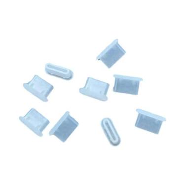 Imagem de Protetor De Porta USB-C De Silicone Preto, Tampa De Poeira Para Carreg
