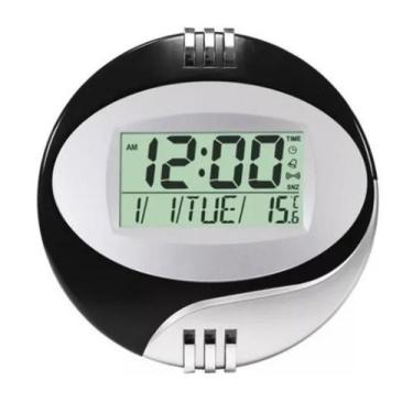 Imagem de Relógio Digital Mesa E Parede Data Hora Temperatura Le-8108 - mais br