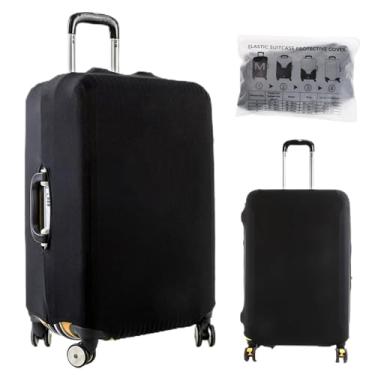 Imagem de Capa elástica para mala, protetor de mala, capa protetora de bagagem, protetor de mala, carrinho à prova de poeira, para rodas
