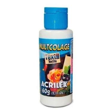 Imagem de Cola Têxtil Multicolage Acrilex 60g - Ideal para Decoupage - no-brand