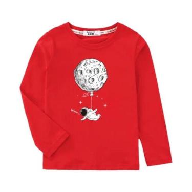 Imagem de Camiseta De Astronauta Para Meninos, Manga Comprida, Primavera, Outono