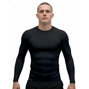 Imagem de Rashguard Manga Longa Skin Jiu Jitsu Keiko Preta P
