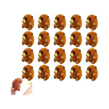 Imagem de Chaveiro De Capivara De Pelúcia Fofa De 12cm, Brinquedo De Desenho Ani