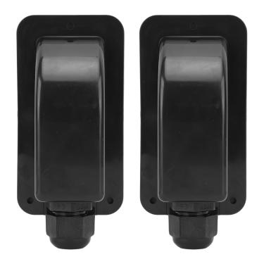 Imagem de aqxreight Conector M20 de Prensa-Cabo Solar para Cabos de 6-12 mm² | Carcaça ABS para Fiação de RV, Barco, Telhado e Painel Solar | Placa de Entrada de Cabo Em Forma de Gota de Fácil Instalação