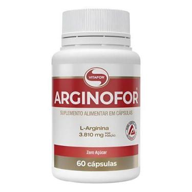 Imagem de Aminoacido Arginofor 60caps Vitafor Arginina Arginofor 60 Capsulas