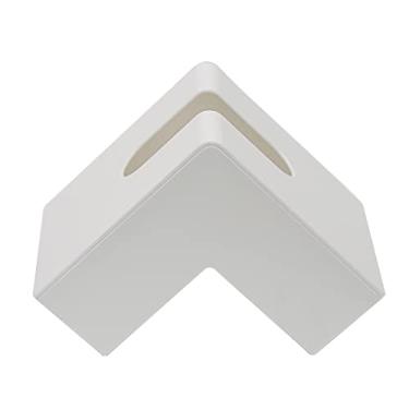 Imagem de CYYHGD Suporte de caixa de armazenamento dupla face durável cozinha escritório casa toalha de plástico organizador de papel nórdico ângulo reto