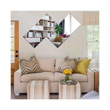 Imagem de Espelho retangular HD à prova de explosão espelho de vestir espelho de parede sem moldura espelho de maquiagem espelho de comprimento total espelho decorativo para quarto AN1018 914