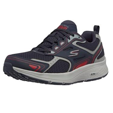 Imagem de Skechers GOrun ConsistentTênis masculino, Azul-marinho/vermelho, 47