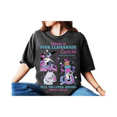 Imagem de Camiseta De Algodão Retrô Disney Emperor New Groove Para Mulheres E Ho