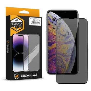 Imagem de Película Para Iphone Xs - Defender Pro Privacidade - Preta - Gshield