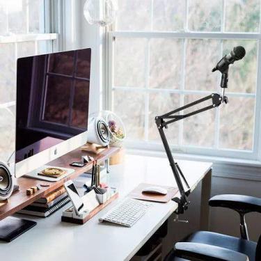 Imagem de Braço Suporte Pedestal De Mesa Articulado Para Microfones - Ps Tech