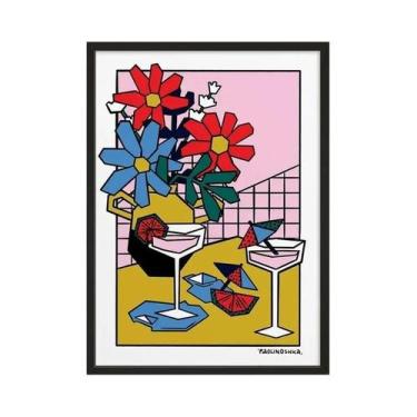 Imagem de Pôster De Impressão Em Tela Abstrata Retrô, Arte Clássica Para Decoraç