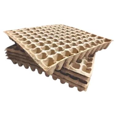 Imagem de Kit Com 50 Bandejas Para Mudas Biocompostáveis Vitalizem