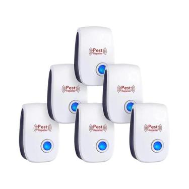 Imagem de Repelente Ultrassônico De Pragas 2-8PCS, Controle Elétrico De Mosquito