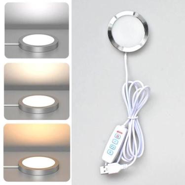 Imagem de Lâmpada LED USB CCT Regulável Para Impressora 3D 5V, Luz Para Armário 