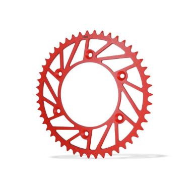 Imagem de Coroa Aço Premium Foco Racing Vermelho Crf 230 Crf 250f Crf 300f Beta Motocross Trilha