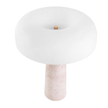 Imagem de Luminaria De Mesa Led Pedra Travertino 12w 3000k Elegance - Yamamura