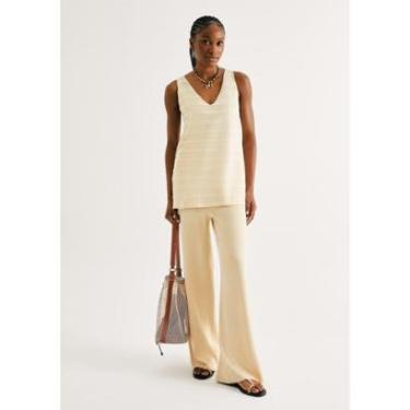 Imagem de Calça Feminina Reta Em Tricô-Feminino