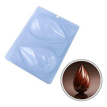 Imagem de Forma Ovo Páscoa 250g Elegance Bwb Silicone 3 Partes - NoBrand
