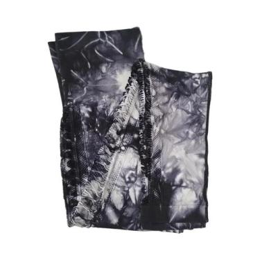 Imagem de Calças De Yoga Femininas De Cintura Alta Com Tie-Dye, Efeito Levanta B