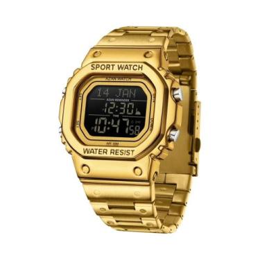 Imagem de Relógio Digital LED À Prova D'Água Masculino SANDA 2172 2173 Multifunc