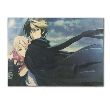 Imagem de Pintura em pôster Guilty Crown Shu e Inori 51,5x36cm - taiyuanketanmao