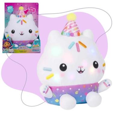 Imagem de Pelucia Gabbys Doll house Gato Cakey Com Som E Luz 26cm Original Sunny