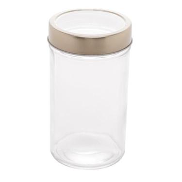 Imagem de Pote Lyor Gastro Dourada de Vidro e Acrílico 580ml - Wolff